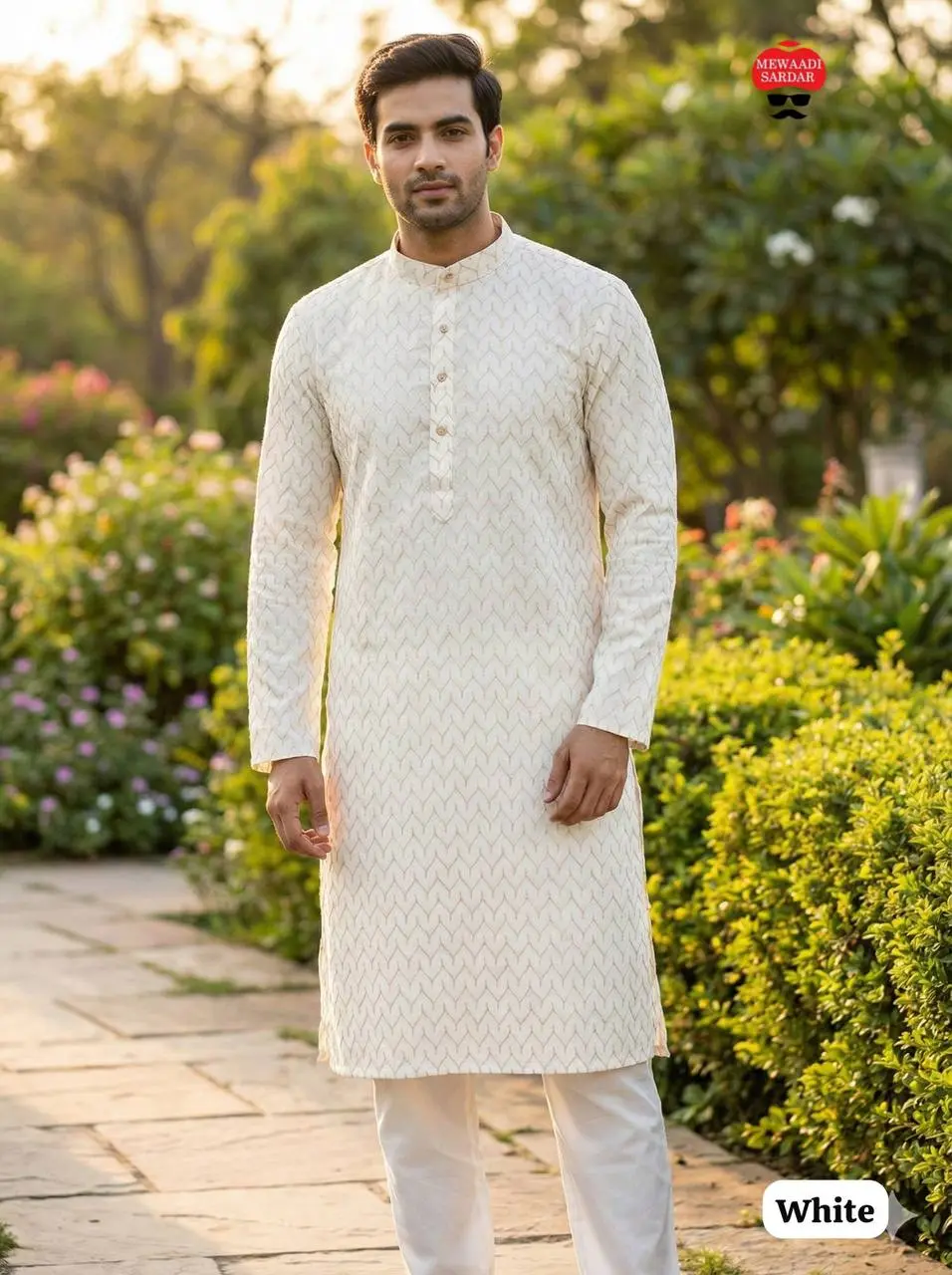 2016 Dhurandhar Silk Kurta Pajama Heavy Fusing Work