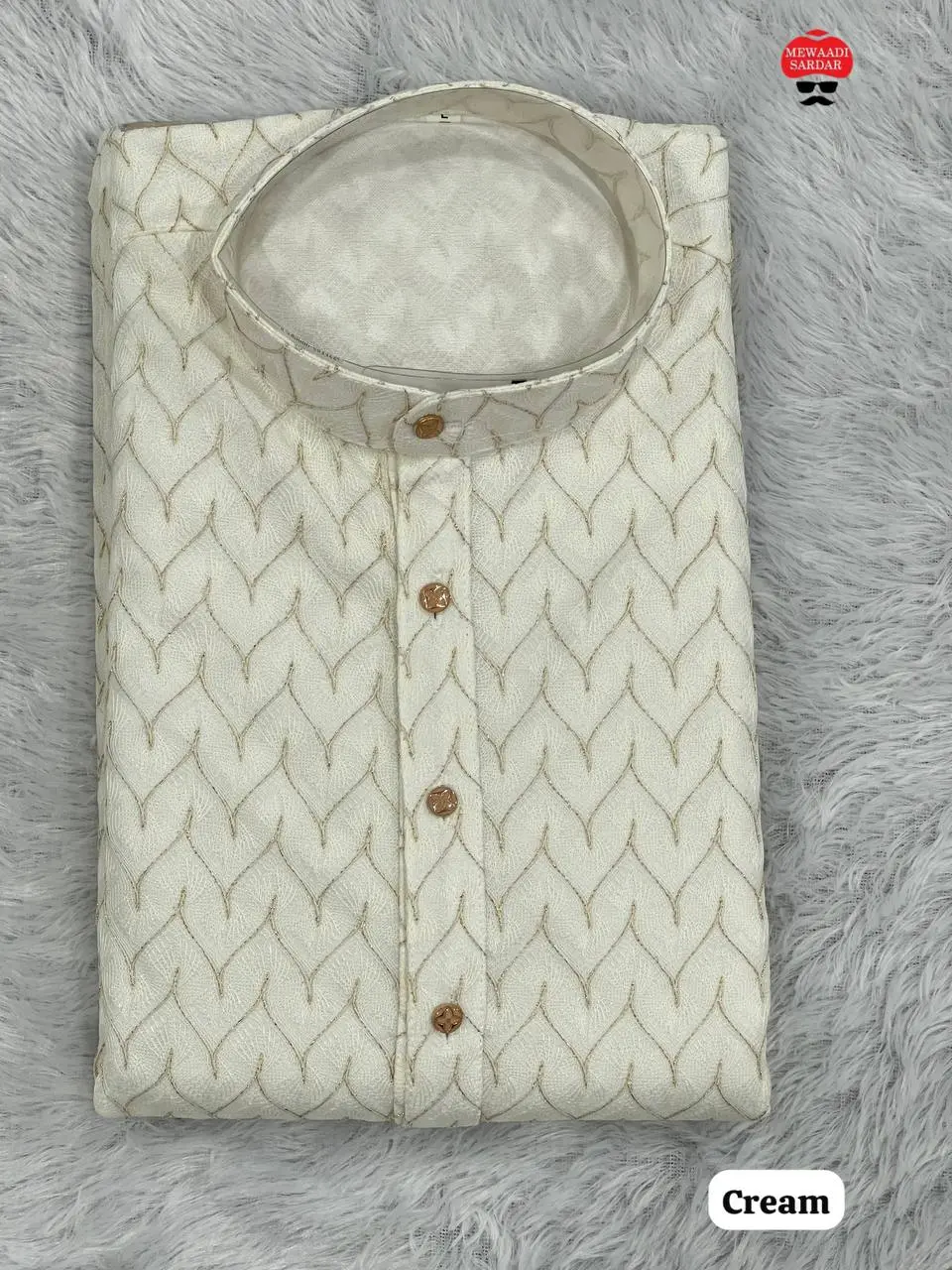 2016 Dhurandhar Silk Kurta Pajama Heavy Fusing Work